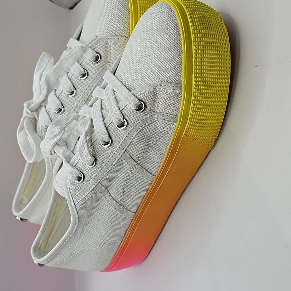 Steve Madden remi rainbow platform sneakers size 7
